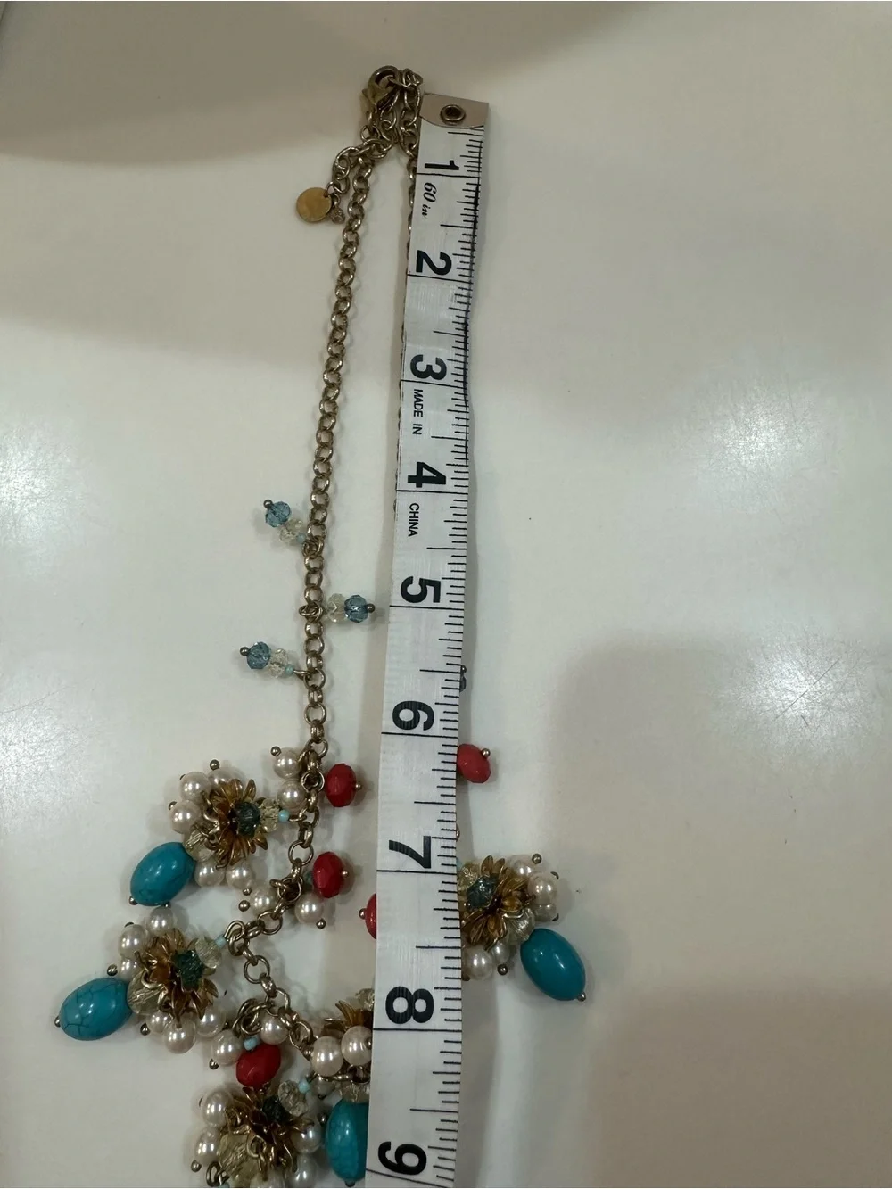 Talbot’s Boho Cluster 16” L Statement Necklace & Matching Earrings Set